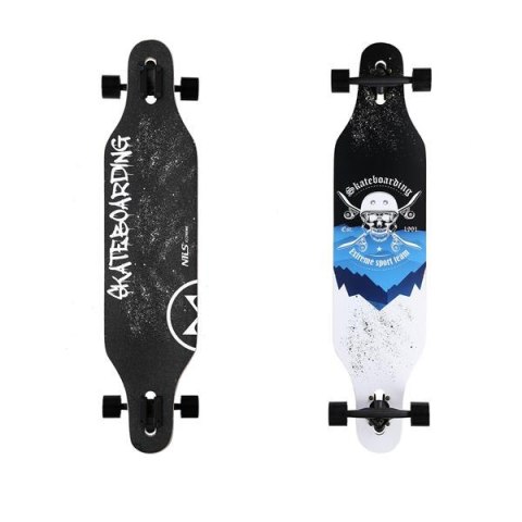 LONGBOARD SKULL WOOD SKATE NILS EXTREME LONGBOARD SKULL WOOD SKATE NILS EXTREME