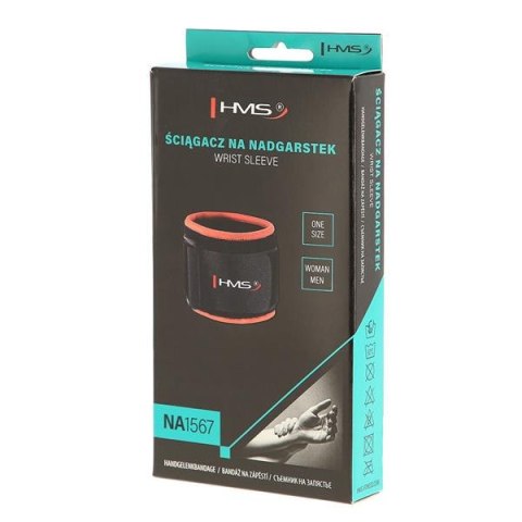 NA1567 ŚCIĄGACZ NA NADGARSTEK POMARAŃCZOWY ONE SIZE HMS