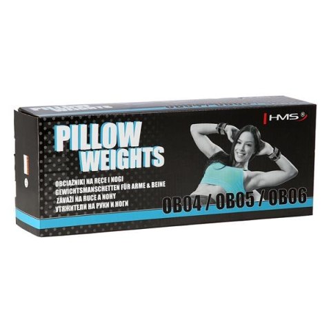 OB04 BLUE OBCIĄŻNIKI NA RĘCE I NOGI 2 x 1KG HMS