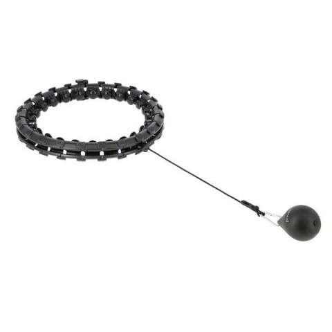 ZESTAW HULA HOP HHW01 BLACK Z WYPUSTKAMI I OBCIĄŻNIKIEM HMS + PAS BR163 RED ZESTAW HULA HOP HHW01 BLACK Z WYPUSTKAMI I OBCIĄŻNIKIEM HMS + PAS BR163 RED
