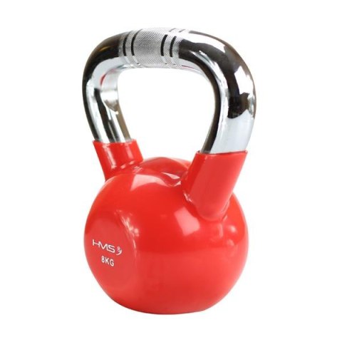 KTC10 RED UCHWYT CHROM RADEŁKOWANY KETTLEBELL ŻELIWNY HMS KTC10 RED UCHWYT CHROM RADEŁKOWANY KETTLEBELL ŻELIWNY HMS