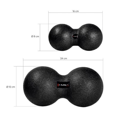 BLM02 8*16CM PODWÓJNA PIŁKA DO MASAŻU/ DUO BALL HMS BLM02 8*16CM PODWÓJNA PIŁKA DO MASAŻU/ DUO BALL HMS