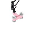 ZESTAW HULA HOP HHW02 LIGHT PINK Z WYPUSTKAMI I OBCIĄŻNIKIEM HMS + PAS BR163 RED