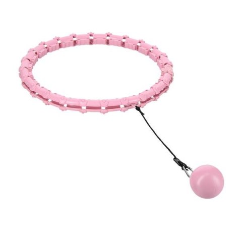 ZESTAW HULA HOP HHW02 LIGHT PINK Z WYPUSTKAMI I OBCIĄŻNIKIEM HMS + PAS BR163 RED ZESTAW HULA HOP HHW02 LIGHT PINK Z WYPUSTKAMI I OBCIĄŻNIKIEM HMS + PAS BR163 RED