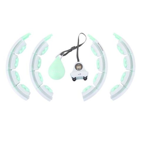 ZESTAW HULA HOP HHW06 GREEN Z PIŁKĄ GRAWITACYJNĄ I LICZNIKIEM HMS + PAS BR163 BLACK ZESTAW HULA HOP HHW06 GREEN Z PIŁKĄ GRAWITACYJNĄ I LICZNIKIEM HMS + PAS BR163 BLACK