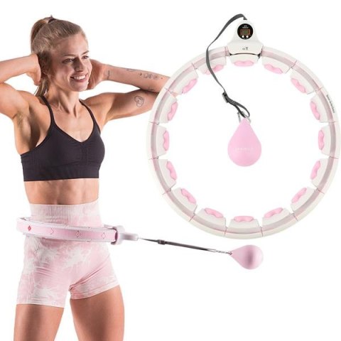 ZESTAW HULA HOP HHW06 PINK Z PIŁKĄ GRAWITACYJNĄ I LICZNIKIEM HMS + PAS BR163 BLACK ZESTAW HULA HOP HHW06 PINK Z PIŁKĄ GRAWITACYJNĄ I LICZNIKIEM HMS + PAS BR163 BLACK