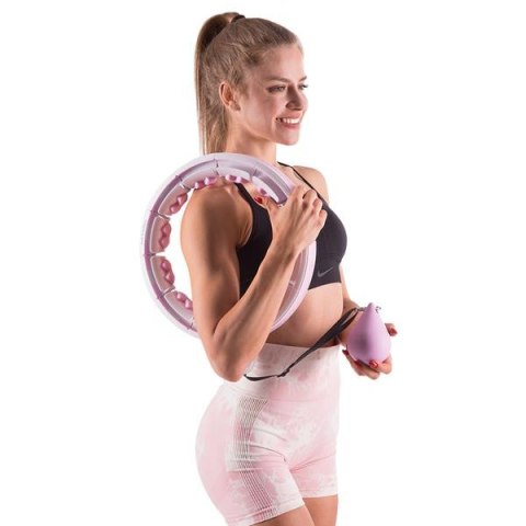 ZESTAW HULA HOP HHW06 PINK Z PIŁKĄ GRAWITACYJNĄ I LICZNIKIEM HMS + PAS BR163 BLACK ZESTAW HULA HOP HHW06 PINK Z PIŁKĄ GRAWITACYJNĄ I LICZNIKIEM HMS + PAS BR163 BLACK