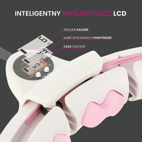 ZESTAW HULA HOP HHW06 PINK Z PIŁKĄ GRAWITACYJNĄ I LICZNIKIEM HMS + PAS BR163 BLACK ZESTAW HULA HOP HHW06 PINK Z PIŁKĄ GRAWITACYJNĄ I LICZNIKIEM HMS + PAS BR163 BLACK