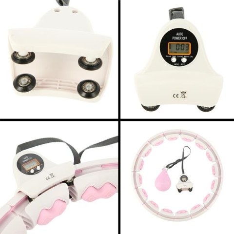 ZESTAW HULA HOP HHW06 PINK Z PIŁKĄ GRAWITACYJNĄ I LICZNIKIEM HMS + PAS BR163 BLACK ZESTAW HULA HOP HHW06 PINK Z PIŁKĄ GRAWITACYJNĄ I LICZNIKIEM HMS + PAS BR163 BLACK