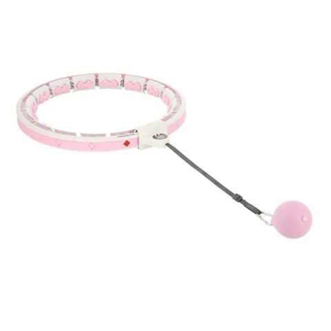 ZESTAW HULA HOP HHW06 PINK Z PIŁKĄ GRAWITACYJNĄ I LICZNIKIEM HMS + PAS BR163 BLACK ZESTAW HULA HOP HHW06 PINK Z PIŁKĄ GRAWITACYJNĄ I LICZNIKIEM HMS + PAS BR163 BLACK