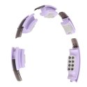 ZESTAW HULA HOP MAGNETYCZNY VIOLET HHM13 Z LICZNIKIEM HMS + PAS WYSZCZUPLAJĄCY BR163 RED