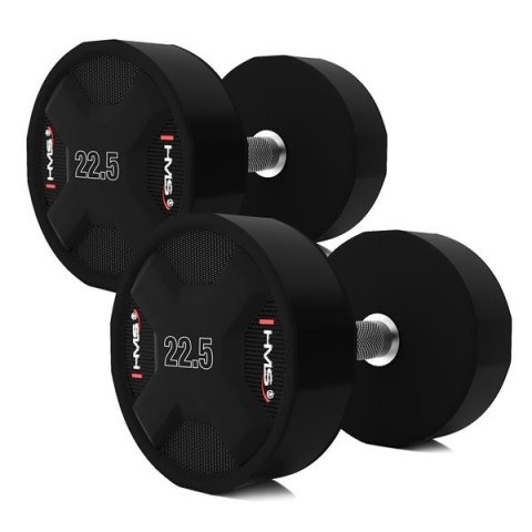 HPC SET ZESTAW HANTLI POLIURETANOWYCH 2 x 2.5 - 50 KG CPU (1050 KG) HMS