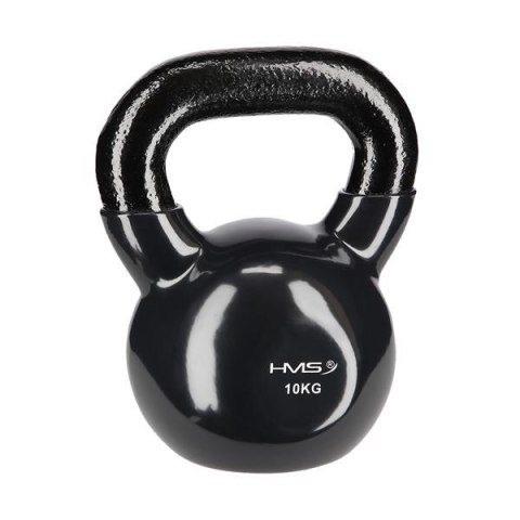 KNV10 BLACK KETTLEBELL ŻELIWNY POKRYTY WINYLEM HMS KNV10 BLACK KETTLEBELL ŻELIWNY POKRYTY WINYLEM HMS