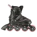 NA11008 CZARNO-RÓŻOWY ROZM. L (39-42) ŁYŻWOROLKI NILS EXTREME