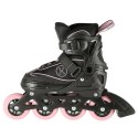 NA11008 CZARNO-RÓŻOWY ROZM. L (39-42) ŁYŻWOROLKI NILS EXTREME