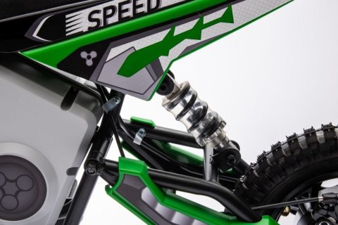 REWELACYJNY MOTOR CROSSOWY SPEED POMPOWANE KOŁA, STALOWA RAMA 36V/A9901