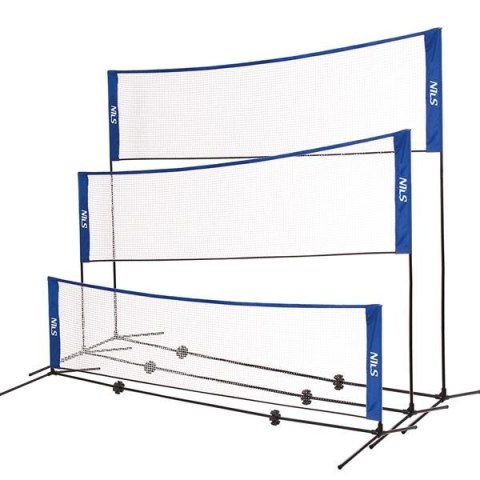 NT7111 3w1 SIATKA MULTIFUNKCYJNA BADMINTON+TENIS+SIATKÓWKA POKROWIEC PEŁNY NILS NT7111 3w1 SIATKA MULTIFUNKCYJNA BADMINTON+TENIS+SIATKÓWKA POKROWIEC PEŁNY NILS