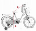 Rower SIrox Rainbow 14 White 14" Biały