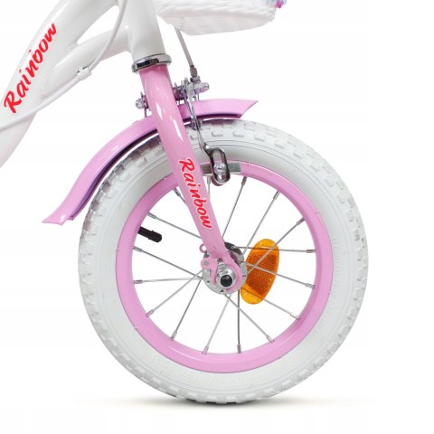 Rower SIrox Rainbow 14 White 14" Biały Rower SIrox Rainbow 14 White 14" Biały