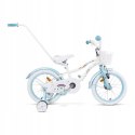 Rower dziecięcy SIrox Rainbow White Blue koło 16 " biały