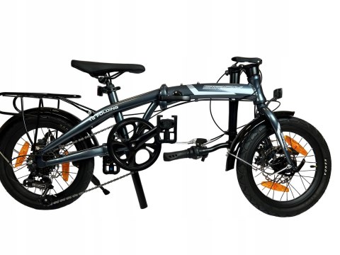 Rower składany SIrox 16" FOLDING rama aluminium 15 cali koło 16 " grafitowy Rower składany SIrox 16" FOLDING rama aluminium 15 cali koło 16 " grafitowy