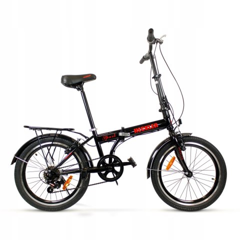 Rower składany SIrox 20" Spark PRO rama mniejsza koło 20 " czarny