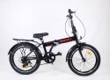 Rower składany SIrox 20" Spark PRO rama mniejsza koło 20 " czarny