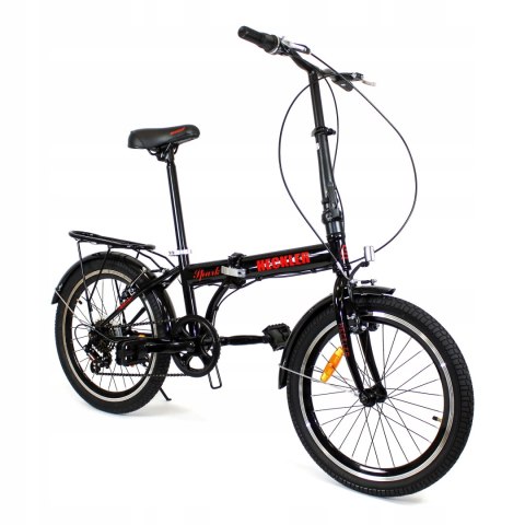 Rower składany SIrox 20" Spark PRO rama mniejsza koło 20 " czarny Rower składany SIrox 20" Spark PRO rama mniejsza koło 20 " czarny