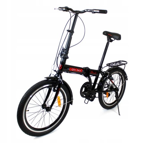 Rower składany SIrox 20" Spark PRO rama mniejsza koło 20 " czarny Rower składany SIrox 20" Spark PRO rama mniejsza koło 20 " czarny
