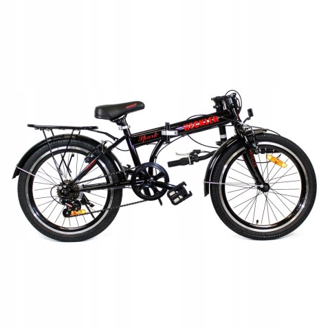 Rower składany SIrox 20" Spark PRO rama mniejsza koło 20 " czarny Rower składany SIrox 20" Spark PRO rama mniejsza koło 20 " czarny
