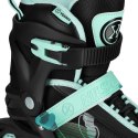 NA13808 ŁYŻWOROLKI COSMO ZIELONE ROZM. M(34-37) NILS EXTREME
