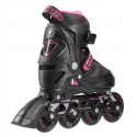 NA11002 CZARNO/RÓŻOWE ROZM. M (35-38) ŁYŻWOROLKI NILS EXTREME
