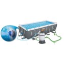 Basen ogrodowy stelażowy 488x244x122 cm 18w1 Bestway 56671N