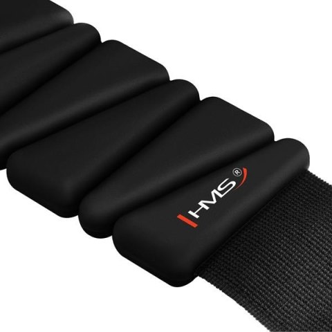 SNK01 BLACK SILIKONOWE OBCIĄŻNIKI DO ĆWICZEŃ NA KOSTKI I NADGARSTKI HMS