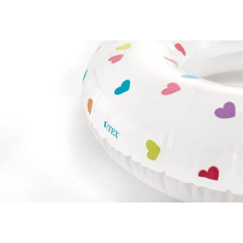 Koło do pływania serca 81 cm INTEX 59259