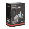 YB02 NEW 65CM BLACK ANTI-BURST PIŁKA GIMNASTYCZNA HMS