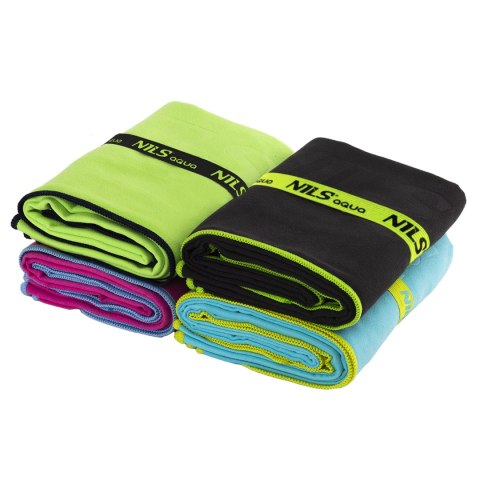 NAR11 RÓŻOWY RĘCZNIK Z MIKROFIBRY 140x70 cm NILS AQUA