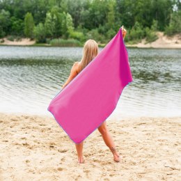 NCR11 RĘCZNIK Z MIKROFIBRY RÓŻOWY 140x70 cm NILS