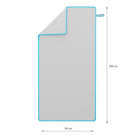 NCR13 RĘCZNIK Z MIKROFIBRY SZARY 200X90 cm NILS