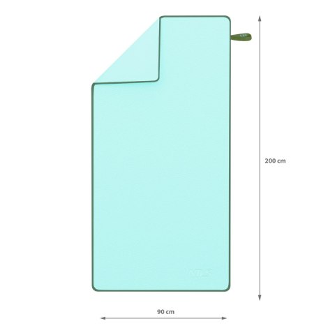 NCR13 ZIELONY RĘCZNIK Z MIKROFIBRY 200x90 cm NILS