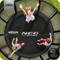 Trampolina ogrodowa 15ft/465cm z siatką zewnętrzną i drabinką Neo-Sport