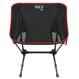 NC3320 KRZESŁO SKŁADANE ULTRALIGHT CZARNE NILS CAMP             