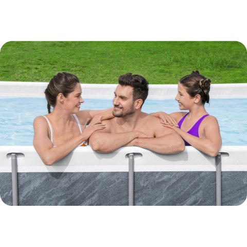 Basen ogrodowy stelażowy 404 x 201 x 100 cm 11w1 Bestway 56721