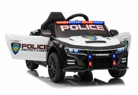 SAMOCHÓD POLICYJNY PROTECT NA AKUMULATOR, MEGAFON, KOGUTY, JAKOSĆ/XMX-629