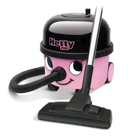 Odkurzacz workowy do zanieczyszczeń suchych Numatic HET200 Hetty 620W czarno-różowy