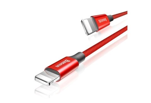 Kabel Baseus Yiven CALYW-A09 (USB 2.0 - Lightning ; 1,8m; kolor czerwony)