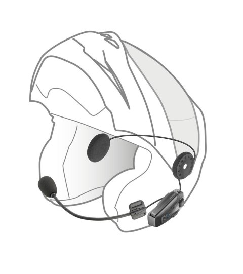 Interkom motocyklowy INTERPHONE U-COM 8R, komplet na 2 kaski Interkom motocyklowy INTERPHONE U-COM 8R, komplet na 2 kaski
