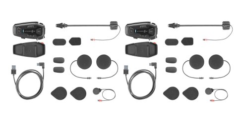 Interkom motocyklowy INTERPHONE U-COM 8R, komplet na 2 kaski Interkom motocyklowy INTERPHONE U-COM 8R, komplet na 2 kaski