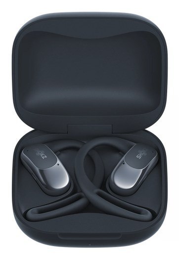 Słuchawki bezprzewodowe douszne Shokz OpenFit Air czarne Słuchawki bezprzewodowe douszne Shokz OpenFit Air czarne