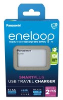 ŁADOWARKA PANASONIC SMARTPLUS USB + 4 x AA ENELOOP 2000 mAh